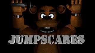 C4D TODOS LOS JUMPSCARES DE FNAF 1 SISTER LOCATION 3D REMAKE [upl. by Julis240]