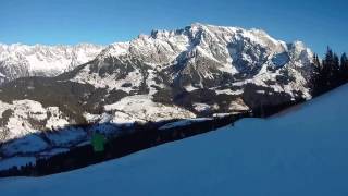 Dienten  Hochkönig Piste 14 Abfahrt Wastlhöhe  Piste 14 Bürglalmabfahrt [upl. by Ahsyek]