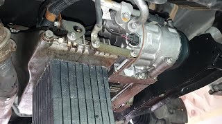 How to replace belt tensioner pulleys and alternator  Mercedes AclassBclass w169w245 CDI [upl. by Atirahc527]