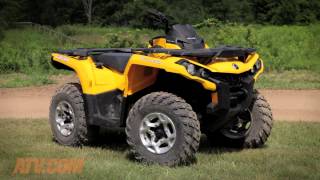 2014 CanAm Outlander 500 Review [upl. by Sherurd844]