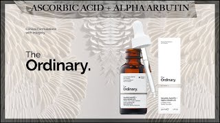 THE ORDINARY ASCORBIC ACID 8 ALPHA ARBUTIN 2 [upl. by Oab]