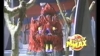 Mighty Max Skull Mountain hideout toy commercial 1993 [upl. by Airetnohs]