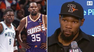 Kevin Durant on Anthony Edwards My favorite player to watch  2024 NBA Playoffs [upl. by Agn]