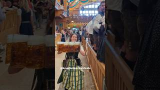 10 auf einen Streich💪🍻 bavarianbeerworldwidebierlehrerschützenzeltmaßbierwiesnoktoberfest10 [upl. by Ahsekam]