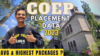 Packages at COEP 2023 😎  Coep Placements Statistics  Coep Average amp Highest Package coep [upl. by Latsyrcal]