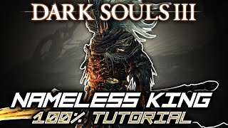 How To No Hit Nameless King  InDepth DS3 Boss Tutorial [upl. by Ait]