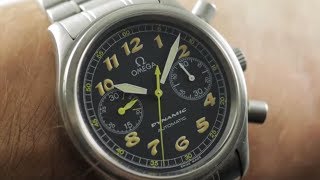 Omega Dynamic III Chronograph 52405000 Omega Watch Review [upl. by Mcwilliams309]