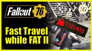 Fast travel while over encumbered II  Fallout76 [upl. by Rebekah601]