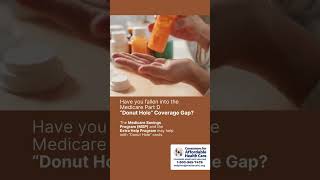 Medicare Part D “Donut Hole” Coverage Gap healthinsurance Medicare [upl. by Blackburn]