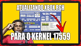 ATUALIZANDO XBOX RGH PARA O KERNEL 17559 VIA USB [upl. by Ihn]