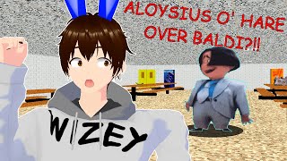 ALOYSIUS O HARE REPLACED BALDI  Baldis Basics Plus Mod [upl. by Nobe670]