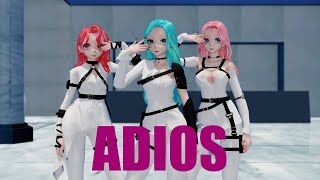 【MMD X 500 SUBS】 • Everglow • 【Adios】 • Miku Teto Luka [upl. by Adnamma]