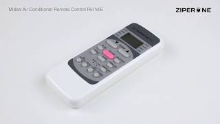 Midea Air Conditioner Remote Control R51ME [upl. by Eldwon]