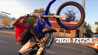 2020 YZ 125 WHEELIES [upl. by Notlimah]