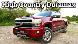 2018 Chevy Silverado 2500HD Review  High Country Duramax Diesel [upl. by Ossie]