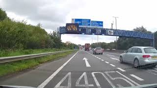 Dash Cam Journey from Duffryn Newport across the M4 Motorway onto Llantarnam Cwmbran [upl. by Canon]