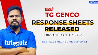 TG Genco  Response Sheets Released  Expected CutOff  EEE  ECE  Mech  Civil  Chemist genco [upl. by Von]