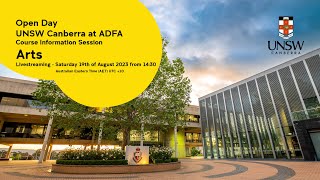 ADFA Open Day course information session – Arts [upl. by Semmes936]