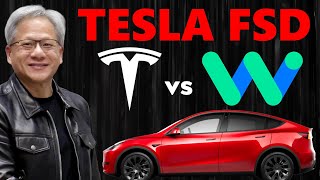 NVIDIA CEO Tesla is FAR AHEAD in Self Driving Cars  Waymo vs Tesla FSD [upl. by Eilyak]