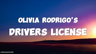 Olivia Rodrigo – drivers license Lyrics [upl. by Tterraj]