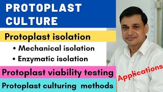 Protoplast culture  Isolation culturing technique and applications [upl. by Yanehs]