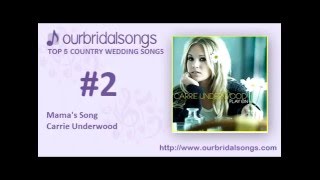 Top 5 Country Wedding Songs [upl. by Oswin277]