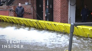 Automatic Floodgate Helps Communities Against Natural Disasters [upl. by Burnard558]