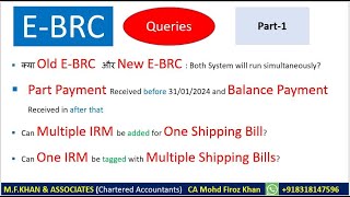 Free EBRC कैसे Generate Kare Q amp A Part 1  Queries of Generating Self eBRC for Exporters 2024 [upl. by Nirahs]