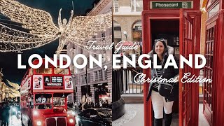 CHRISTMAS IN LONDON  Free Things To Do In London [upl. by Einnig946]