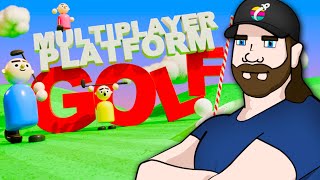 NEW GOLF GAME with The Crew  Multiplayer Platform Golf [upl. by Eilerua]