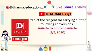 Predict the reagent for carrying out the following conversions Anisole to pbromoanisole13 2020 [upl. by Eyllib215]