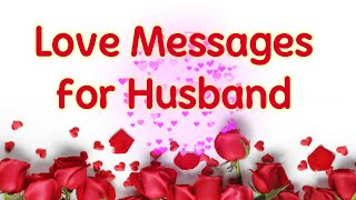 Love messages for husband  Quotes  Love quotes for husband  husband wife romantic status [upl. by Ateuqal913]