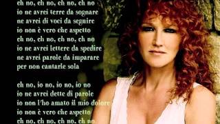 Fiorella Mannoia  Lunaspina  Base musicale con testo [upl. by Ailaht]