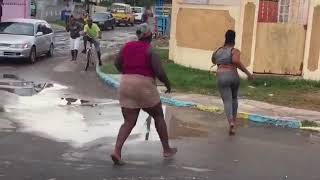 2 big woman fighting over man in jamaica must watch video [upl. by Cairns496]