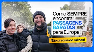 PASSAGEM BARATA PARA EUROPA  Como pesquisar passagem aérea barata ATUALIZADO PARA 2024 [upl. by Nette]