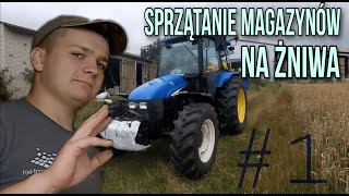 VLOG 1 ⚝ Czy żniwa będą ⚝ Czyszczenie magazynów ⚝ Przygotowania do koszenia⚝ [upl. by Essirahs]