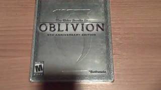 The Elder Scrolls IV Oblivion 5th Anniversary Edtion Unboxing PS3 [upl. by Atinahc]