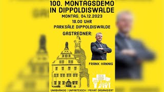 🔴 Live  Dippoldiswalde  100 Montagsdemo 04122023 [upl. by Corrina]