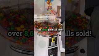 Our GIANT Gumball Machine Sold OVER 8000 Gumballs [upl. by Peh]