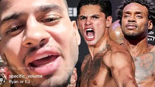 Rolly Romero REACTS to Ryan Garcia ANNOUNCING Errol Spence FIGHT NEXT at 154 after DISRESPECTING Him [upl. by Loma741]