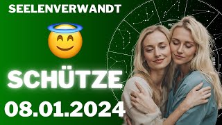 SCHÜTZE ♐️😱 TRIFFST DU DEINEN SEELENVERWANDTEN ⭐️ Horoskop  08Januar 2024 schütze tarot [upl. by Lundberg]