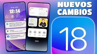 Convierte Tu Android en un iPhone 15 Pro MAX  Nuevo Launcher iOS 18 [upl. by Clywd]