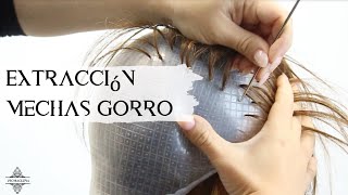 Cómo hacer MECHAS de GORRO paso a paso fácil YoMeQuedoEnCasa y péinate conmigo [upl. by Burn]