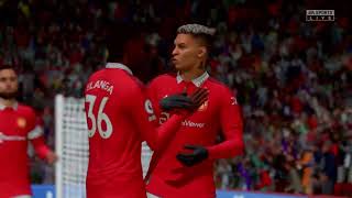 185 ANTONY GOALS l MANCHESTER UNITED VS CF MONTREAL l FIFA 23 [upl. by Mckale]