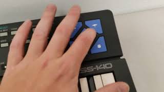 Yamaha PortaSound PSS140 37 Key Portable Electronic Keyboard Synthesizer [upl. by Nomra]