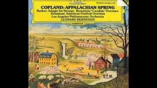 AARON COPLAND  Simple Gifts From Appalachian Spring  LEONARD BERNSTEIN [upl. by Hunger956]