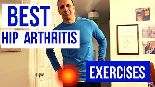 7 BEST Hip Arthritis Exercises to do [upl. by Acirred343]