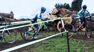 BK 2016 U15 aspiranten 14 jaar cyclocross  veldrijden Hélécine Joes Oosterlinck 5e [upl. by Kcirddehs]