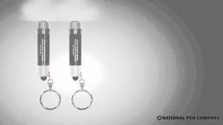 Personalized Promotional LED Flashlight Key Chain by National Pen [upl. by Noraed56]