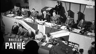 Manstein War Crimes Trial Begins 1949 [upl. by Cavan]